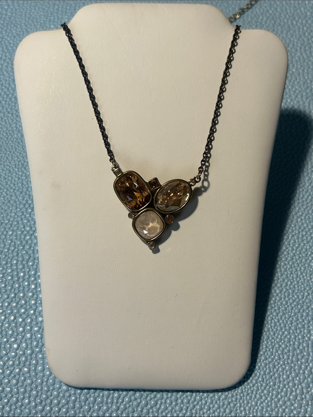 Touchstone Crystal by Swarovski Antique Triad Necklace